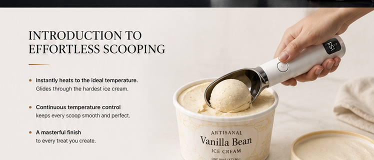 Fondu detail 2 - Introduction to effortless scooping